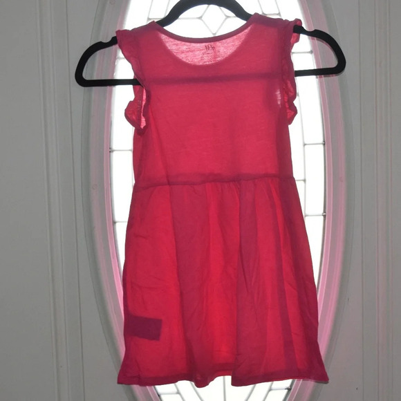 H&M Pink Casual Girls Dress 4-6Y - Picture 2 of 3